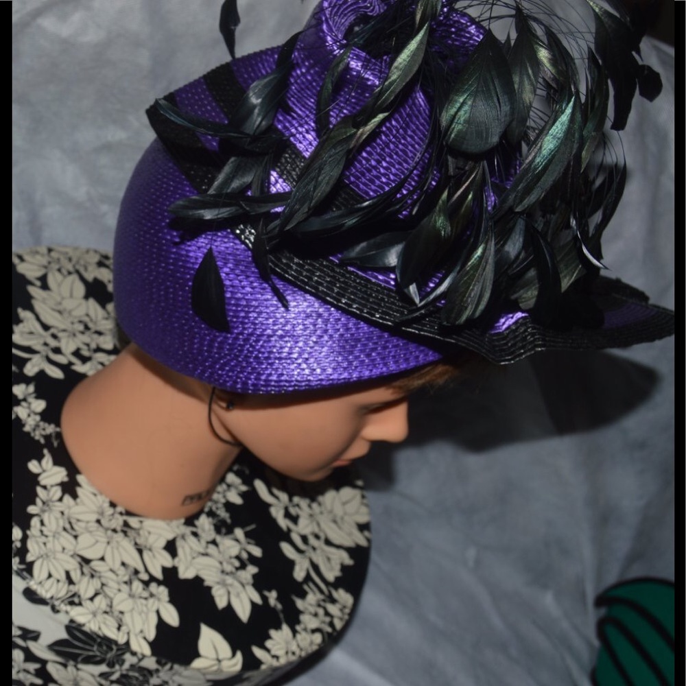 Purple church hat